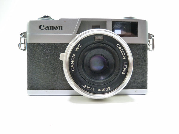 Canon Canonet 28 Rangefinder 35mm film camera w 40mm 2.8 lens 35mm Film Cameras - 35mm Rangefinder or Viewfinder Camera Canon B86508