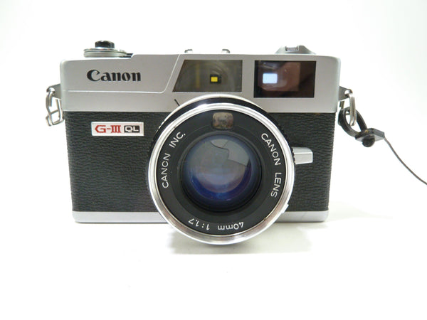 Canon Canonet QL G-III 35mm Film Camera 35mm Film Cameras - 35mm Rangefinder or Viewfinder Camera Canon G95143