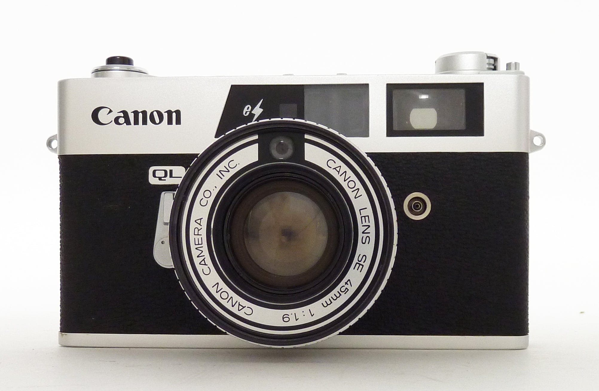 Canon Canonet QL19E with 45mm f1.9 SE Lens and Case – Camera Exchange