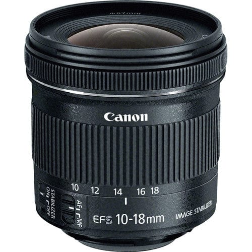 Canon EF-S 10-18mm f/4.5-5.6 IS STM Lens Lenses - Small Format - Canon EOS Mount Lenses - Canon EF-S Crop Sensor Lenses Canon CAN9519B002