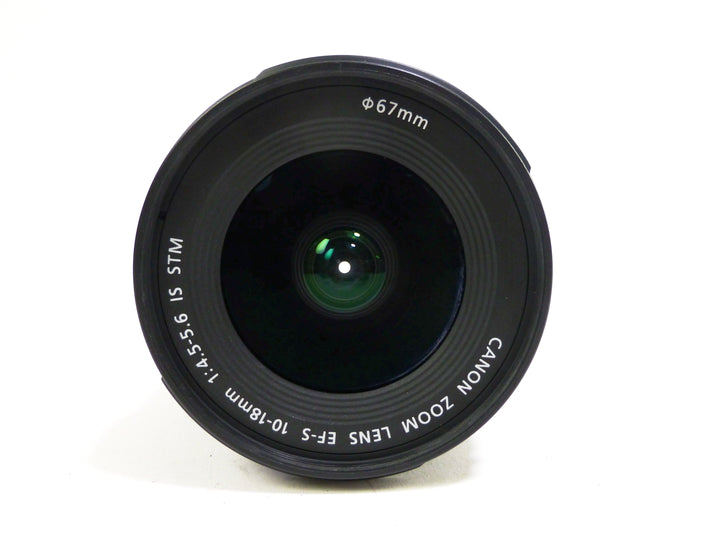 Canon EF-S 10-18mm f/4.5-5.6 IS STM Zoom Lens Lenses - Small Format - Canon EOS Mount Lenses - Canon EF-S Crop Sensor Lenses Canon 6242004352