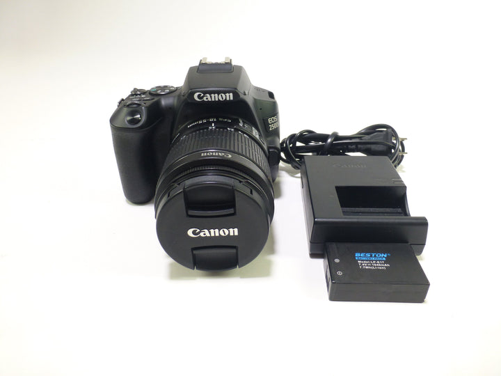 Canon EOS 250D Rebel SL3 w/ 18-55mm f/3.5-5.6 - Shutter Count 2000 Digital Cameras - Digital SLR Cameras Canon 6676027876