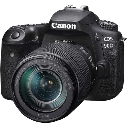 Canon EOS 90D DSLR Camera with 18-135mm Lens Digital Cameras - Digital SLR Cameras Canon CAN3616C016