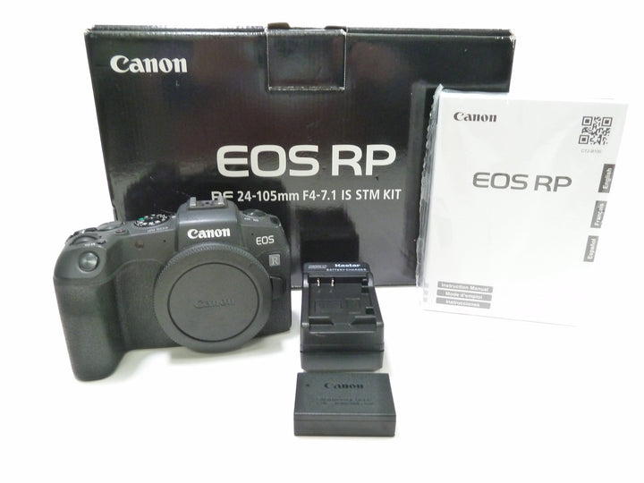 Canon EOS RP Mirrorless Digital Camera - Shutter count < or = to 14000 Digital Cameras - Digital Mirrorless Cameras Canon 302027001216
