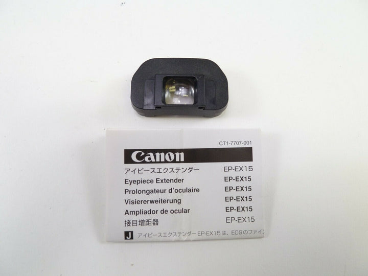 Canon EP-EX15 Eyepiece Extender in OEM Box and in Excellent Condition. Viewfinders and Accessories Canon CANONEPEX15E