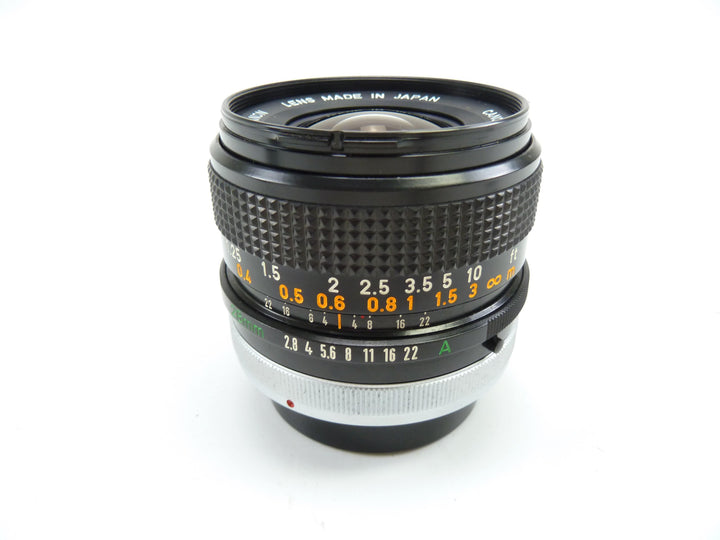 Canon FD 28MM F2.8 SC Wide Angle Lens with case Lenses - Small Format - Olympus OM MF Mount Lenses Olympus 11082271