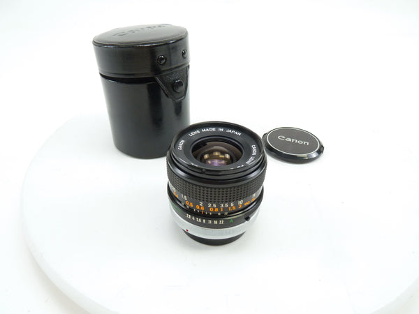 Canon FD 28MM F2.8 SC Wide Angle Lens with case Lenses - Small Format - Olympus OM MF Mount Lenses Olympus 11082271