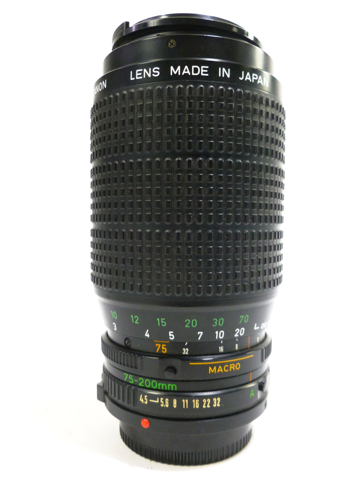 Canon FD 75-200mm f/4.5 Zoom Lens Lenses - Small Format - Canon FD Mount lenses Canon 63958