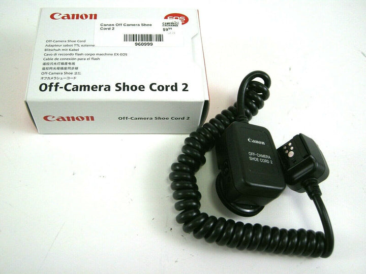 Canon Off-Camera Shoe Cord 2 in Excellent Working Condition Flash Units and Accessories - Flash Accessories Canon CANONCORD2