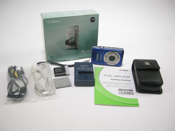 Canon PowerShot Elph 100HS (Blue) 12.1mp Digital Camera Digital Cameras - Digital Point and Shoot Cameras Canon 282062012069