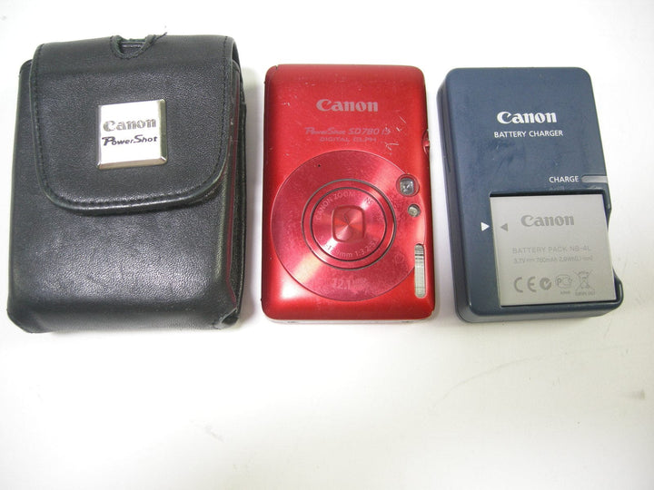 Canon PowerShot SD780 IS 12.1mp Digital Elph (Red) Digital Cameras - Digital Point and Shoot Cameras Canon 0126111533