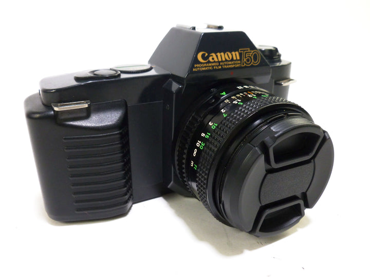 Canon T50 35mm SLR Body with 50mm f/1.8 Lens 35mm Film Cameras - 35mm SLR Cameras Canon 1752306