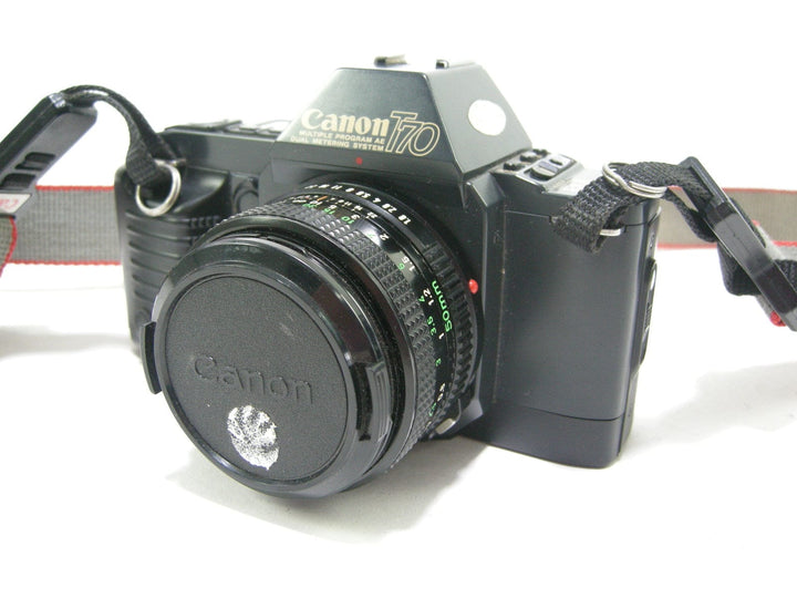 Canon T70 Multiple Program AE 35mm film camera w/50mm f1.8 35mm Film Cameras - 35mm SLR Cameras Canon 1075134