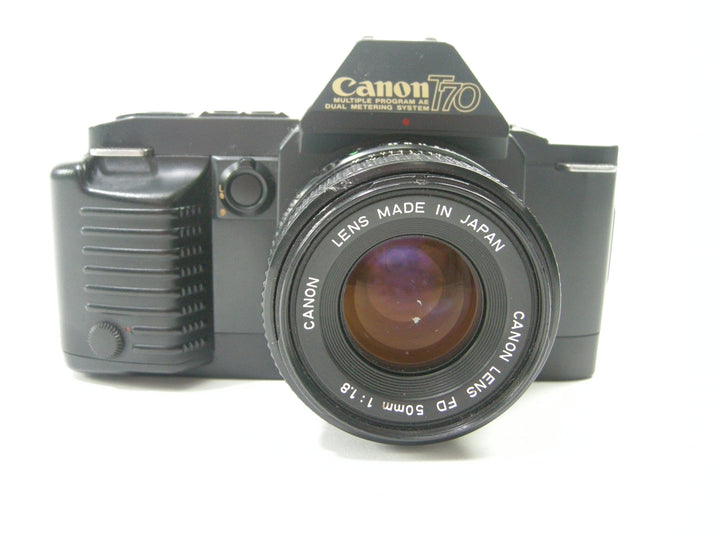 Canon T70 Multiple Program AE 35mm SLR w/50mm f1.8 35mm Film Cameras - 35mm SLR Cameras - 35mm SLR Student Cameras Canon 1202439