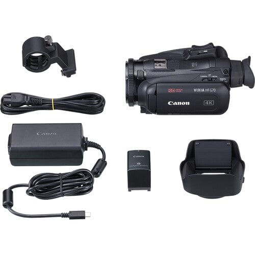 Canon Vixia HF G70 UHD 4K Camcorder (Black) Video Equipment - Camcorders Canon CAN5734C002