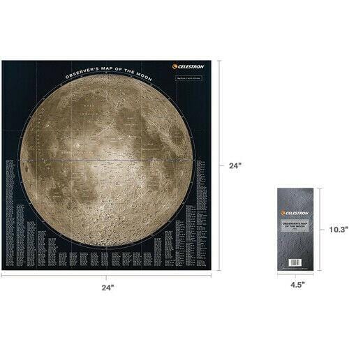 Celestron Observer's Map of the Moon - BRAND NEW! Telescopes and Accessories Celestron CEL93704