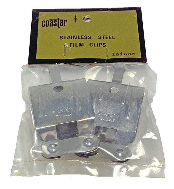 Coastar Stainless Steel Film Clips 2 Pack Darkroom Supplies - Misc. Darkroom Supplies Coastar COASTSS