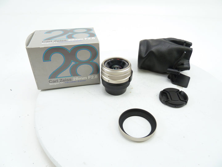 Contax G Series 28MM F2.8 Car Zeiss Biogon T* Lens Lenses - Small Format - Contax G Mount Contax 1312367