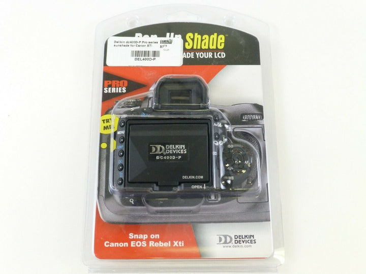 Delkin DC400D-P Pro Series Pop Up Shade for Canon EOS Rebel Xti LCD, BRAND NEW! LCD Protectors and Shades Delkin DEL400D-P