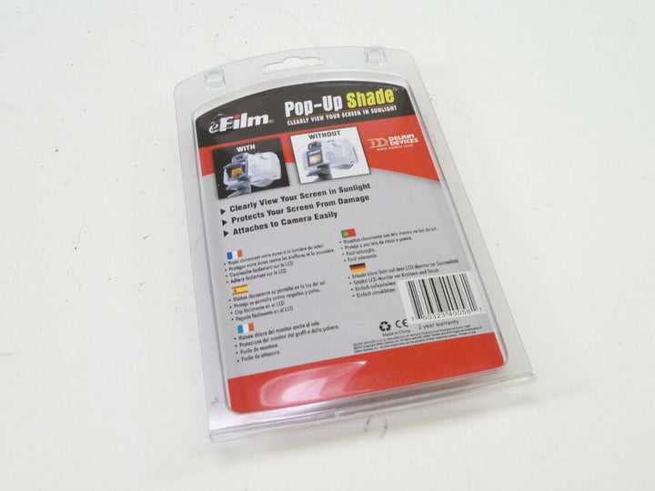 Delkin Snap-On Pop-Up Shade for Canon EOS Rebel XT - New in Packaging! LCD Protectors and Shades Delkin DELDC350DS