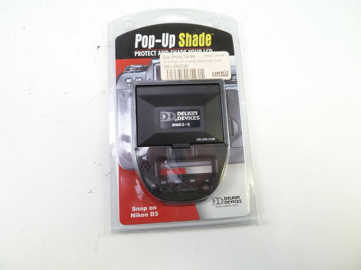 Delkin Snap-On Pop-Up Shade for Nikon D3 - New in Packaging! LCD Protectors and Shades Delkin DELDND3S