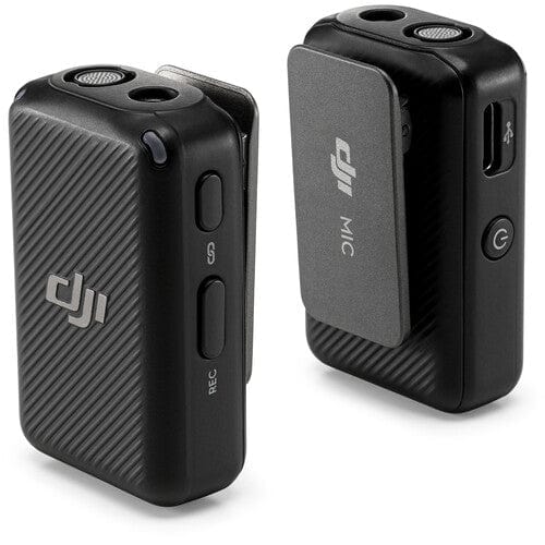 DJI Mic 2-Person Compact Digital Wireless Microphone System/Recorder for Camera & Smartphone (2.4 GHz) Audio Equipment DJI DJIMIC