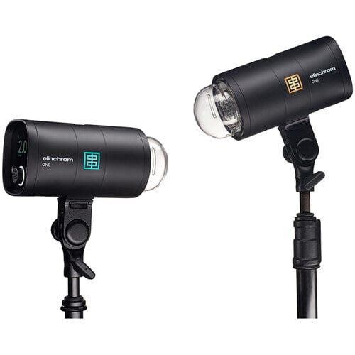 Elinchrom ONE Off Camera Flash Dual Kit Studio Lighting and Equipment - Battery Powered Strobes Elinchrom EL20931.2