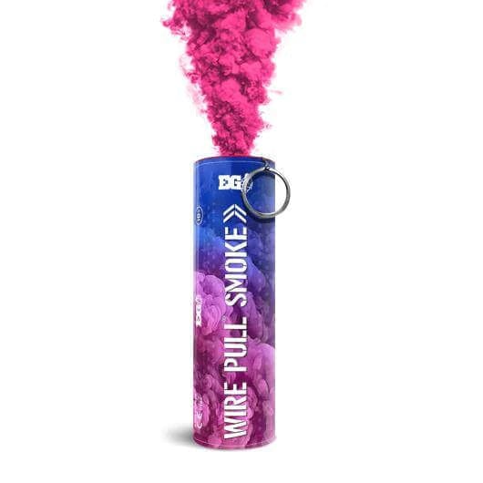 Enola Gaye EG18: Wire Pull Smoke Grenade - Gender Reveal Pink Props - Special Effects Enola Gaye EG18 Gender Reveal PINK
