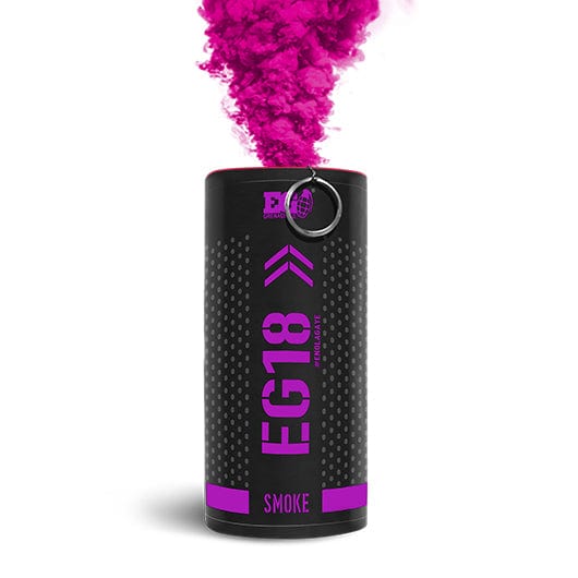 Enola Gaye EG18: Wire Pull Smoke Grenade - Pink Props - Special Effects Enola Gaye EG18 - Pink