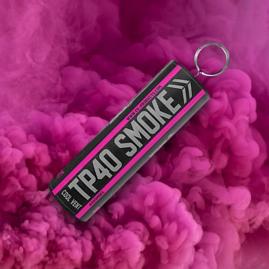 Enola Gaye TP40: Top Pull Smoke Grenade - Pink Props - Special Effects Enola Gaye TP40 - Pink