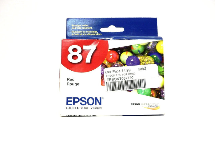 Epson 87 Rouge Ink Cartridge Ink Jet Cartridges Epson EPSONT087720