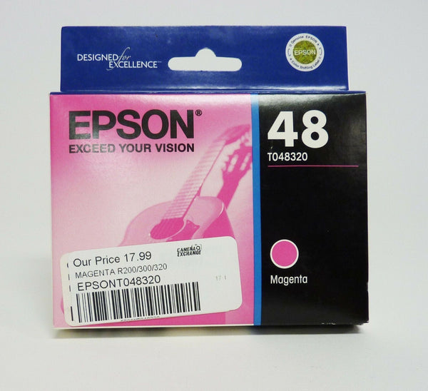 Epson Magenta Ink Cartridge for Stylus Photo R200, R220, R300, R320, R340 Ink Jet Cartridges Epson EPSONT048320