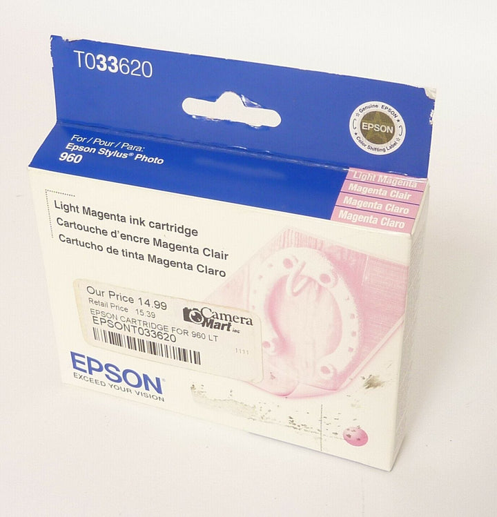 Epson T033620 Light Magenta Ink Cartridge - Expired 10/2011 Ink Jet Cartridges Epson EPSONT033620