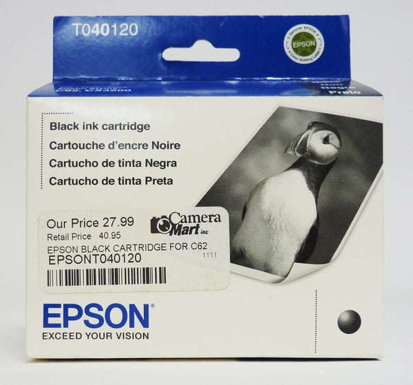 Epson T040120 Brand New Expired Black Ink Cartridge Ink Jet Cartridges Epson EPSONT040120