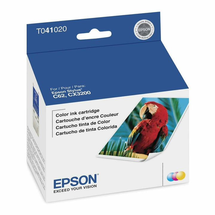 Epson Tri-Color Ink Cartridge T041020 Genuine New Expired Ink Jet Cartridges Epson EPSONT041020
