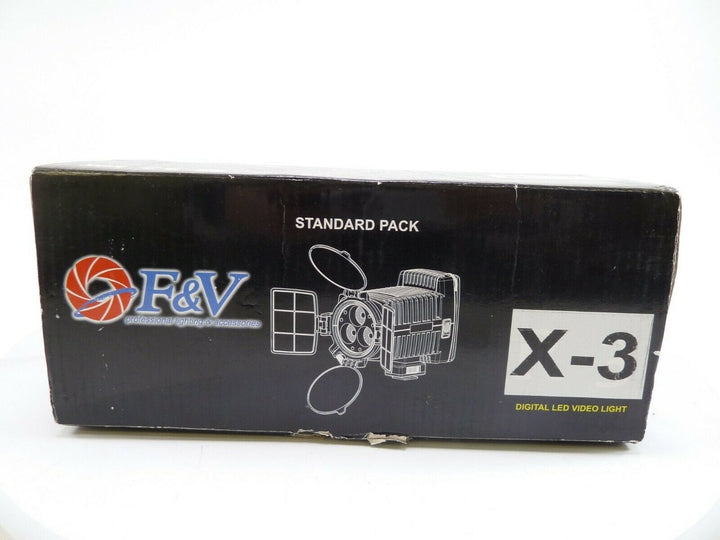 F & V LED Digital LED Video Light X-3 for Sony, Canon, Nikon, Fuji, Panasonic,EC Video Equipment - Video Lights F&V FVLEDX3