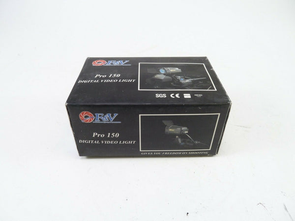 F&V Pro150D Digital Video Light w/ D-Tap Connector - New in OEM Box! Video Equipment - Video Lights F&V FVPRO150DTAP