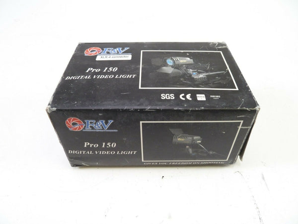 F&V Pro150D Digital Video Light w/ XLR Connector - New in OEM Box! Video Equipment - Video Lights F&V FVPRO150XLR
