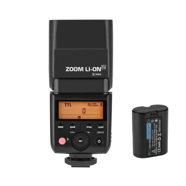Flashpoint Zoom Li-ion Mini TTL R2 Flash - Canon (Godox V350C) Flash Units and Accessories - Shoe Mount Flash Units Flashpoint FP-LF-SM-ZL-MINI-CA