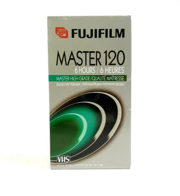 Fujifilm Master Blank VHS Tape 120 6 Hour Special Event Videotape T-120 New Video Equipment - Video Tape Fujifilm FUJIMASTERT120