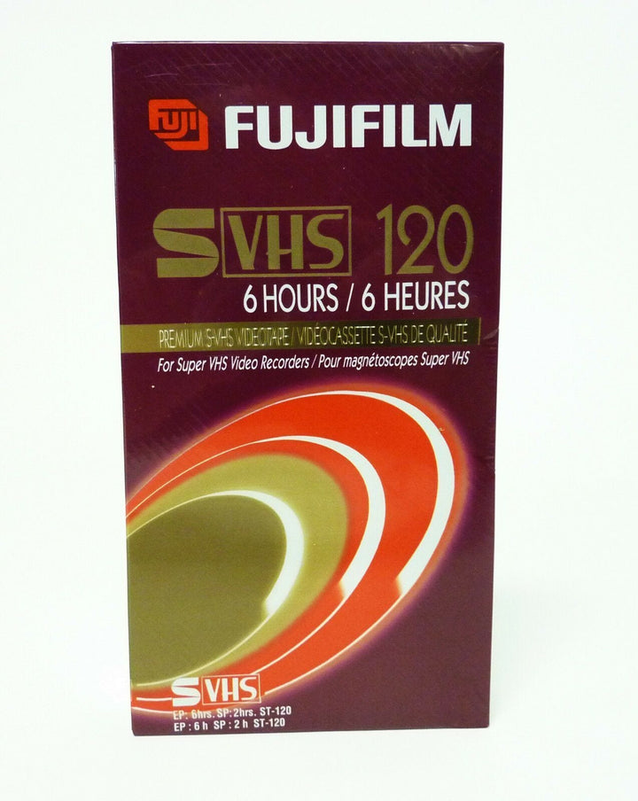 Fujifilm SVHS 120 Premium Super VHS Videotape Video Equipment - Video Tape Fujifilm FUJISVHST120