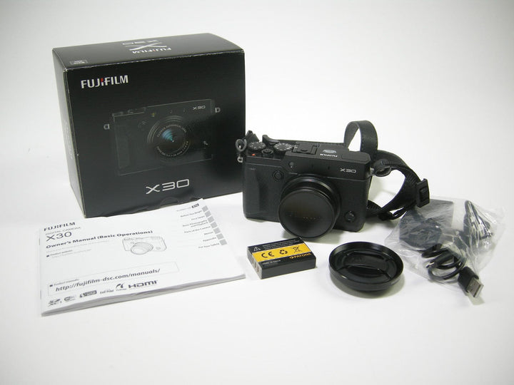 Fujifilm X30 12.0mp Digital Camera  S/C NA Digital Cameras - Digital Point and Shoot Cameras Fujifilm 4DA00043