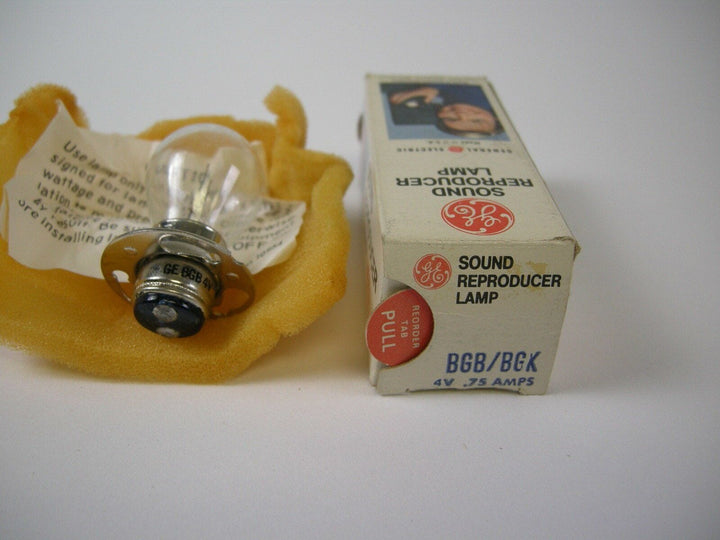 GE-BGB Sound Reproducer Lamp 4v .75 amps Lamps and Bulbs Various GE-BGB