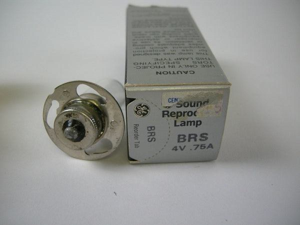 GE-BRS Sound Reproducer Lamp 4v-.75amp NOS Lamps and Bulbs Various GE-BRS
