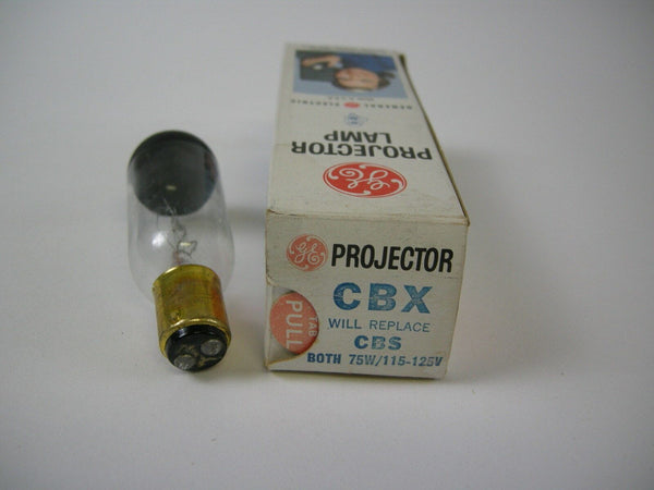 GE CBX 115-120V 75W Projection Lamp Projector Light Bulb NOS Lamps and Bulbs Various GE-CBX