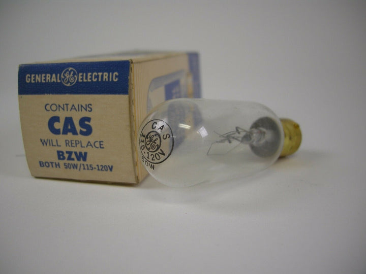 GE Projection Lamp CAS/CAV 50W 115-120V NOS will also replace BZW lamp Lamps and Bulbs Various GE-CAS/CAV