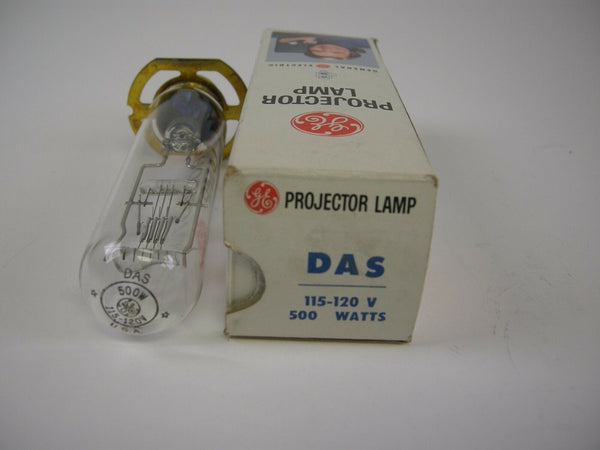 GE Projection Lamp DAS 500W 115-120V NOS Lamps and Bulbs Various GE-DAS