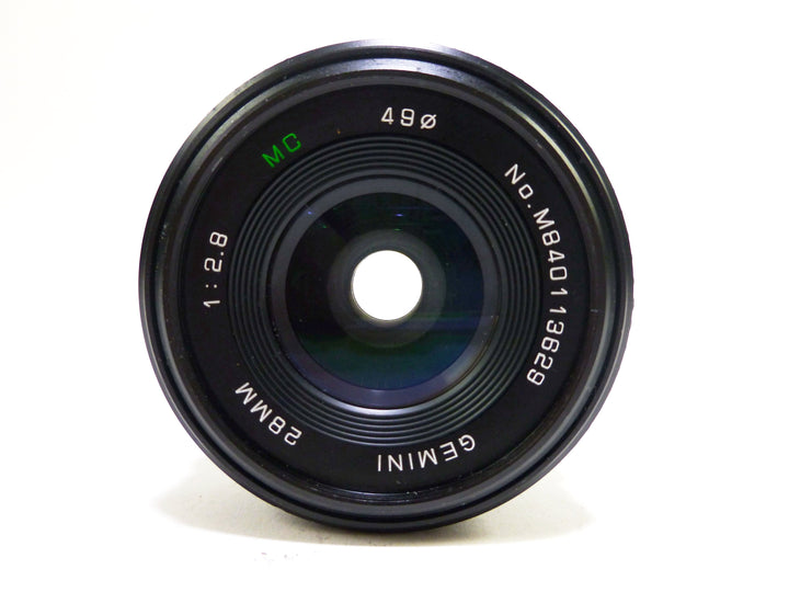 Gemini 28mm f/2.8 MC Lens for Pentax K Mount Lenses - Small Format - K Mount Lenses (Ricoh, Pentax, Chinon etc.) Pentax M840113629