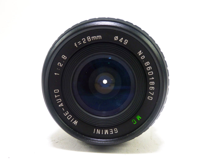 Gemini MC Wide-Auto 28mm f/2.8 Lens Lenses - Small Format - Minolta MD and MC Mount Lenses Gemini 86018670