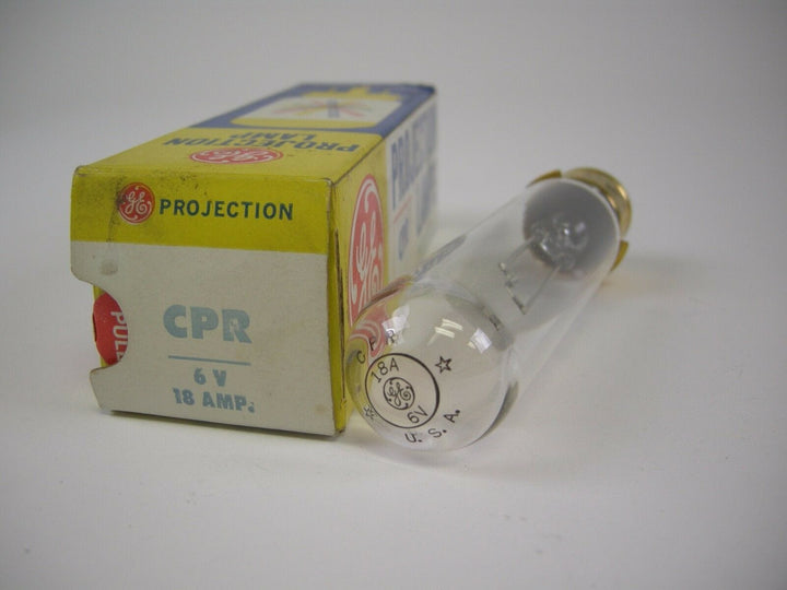 General Electric Projection Lamps CPR 6V 18amps. NOS Lamps and Bulbs Various GE-CPR